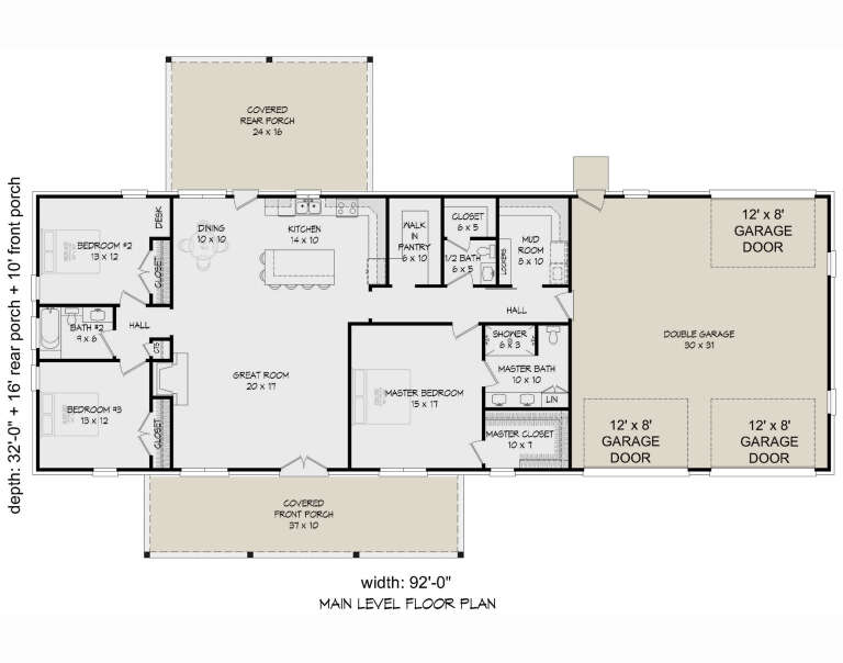 House Plan House Plan #28657 Drawing 1