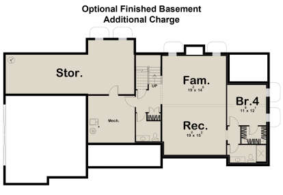 Basement for House Plan #963-00742