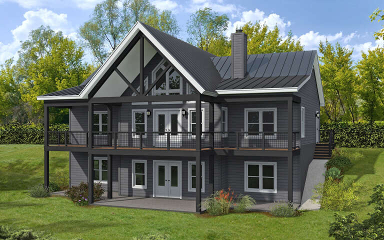House Plan House Plan #28660 Angled Front Elevation