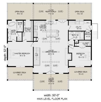 Main Floor  for House Plan #940-00719
