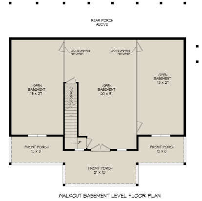 Walkout Basement for House Plan #940-00719