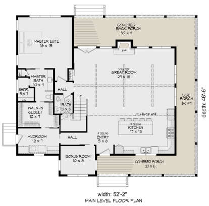 Main Floor  for House Plan #940-00720