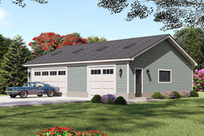House Plan House Plan #28662 Angled Front Elevation
