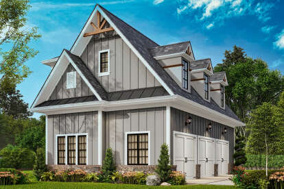 Craftsman House Plan #699-00357 Elevation Photo