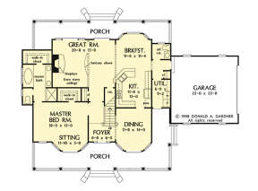 Main Floor  for House Plan #2865-00366