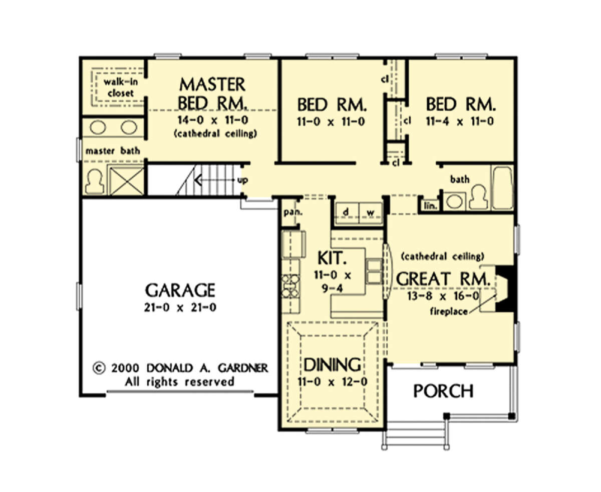 Main Floor  for House Plan #2865-00367