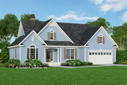 House Plan House Plan #28667 Angled Front Elevation