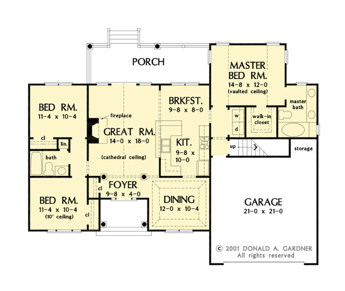 Main Floor  for House Plan #2865-00368