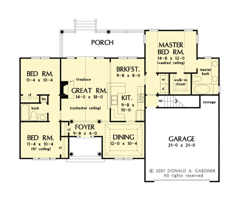 House Plan House Plan #28667 Drawing 1