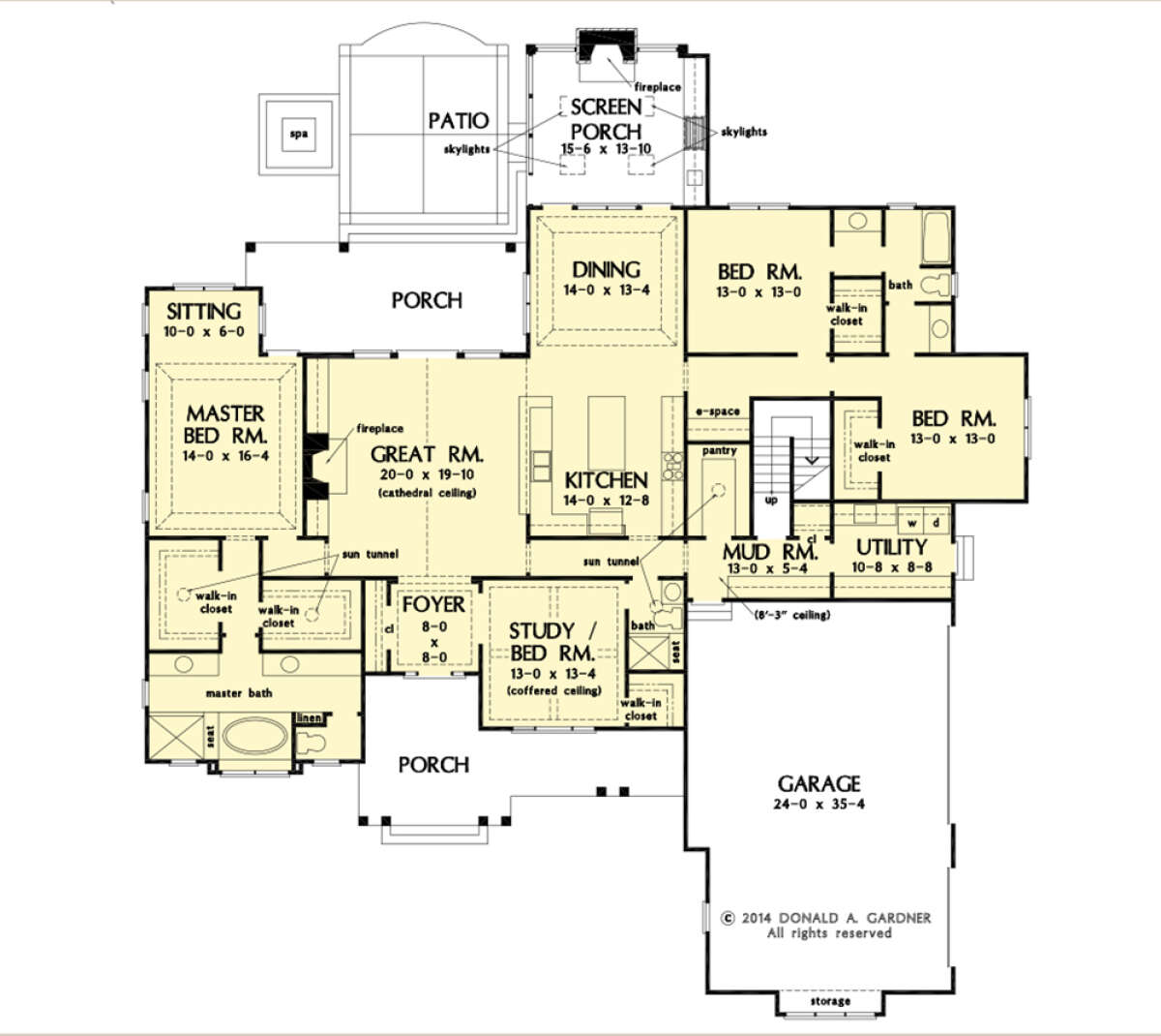 Main Floor  for House Plan #2865-00370