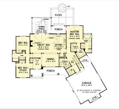 House Plan House Plan #28670 Drawing 1