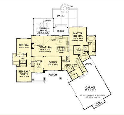 House Plan House Plan #28670 Drawing 1