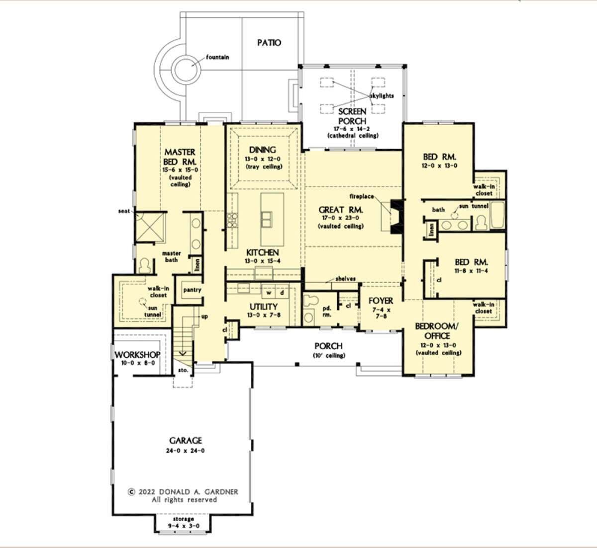 Main Floor  for House Plan #2865-00372