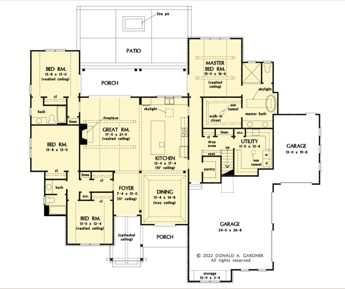 Main Floor  for House Plan #2865-00373