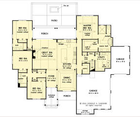 Main Floor  for House Plan #2865-00373