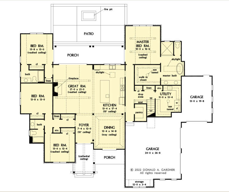 House Plan House Plan #28672 Drawing 1