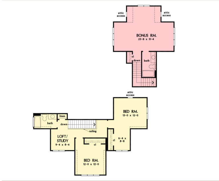 House Plan House Plan #28674 Drawing 2