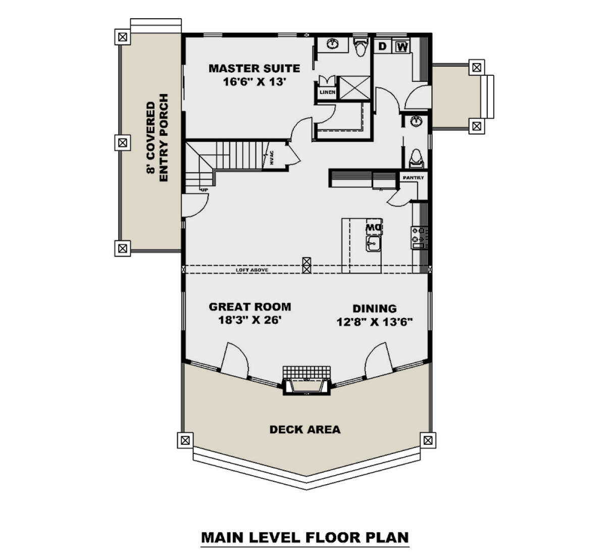 Main Floor  for House Plan #039-00714