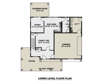 First Floor for House Plan #039-00715