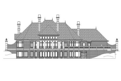 European House Plan #4195-00053 Elevation Photo