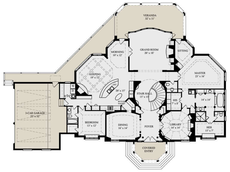 House Plan House Plan #28678 Drawing 1