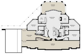 Basement for House Plan #4195-00053