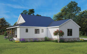 Modern Farmhouse House Plan #009-00334 Elevation Photo