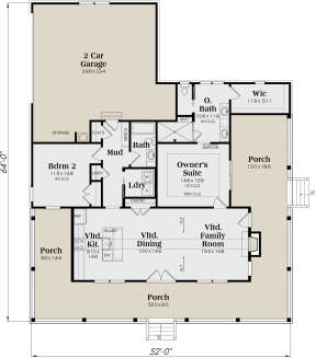 Main Floor  for House Plan #009-00334