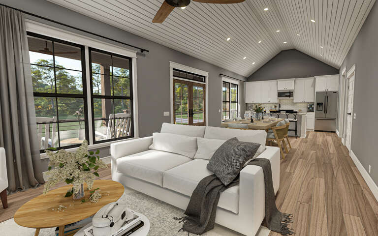 Modern Farmhouse House Plan #009-00334 Additional Photo