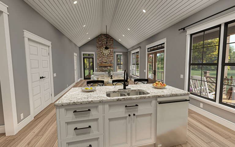 Modern Farmhouse House Plan #009-00334 Additional Photo