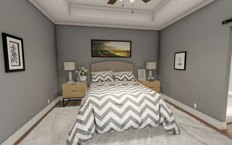 Modern Farmhouse House Plan #009-00334 Additional Photo
