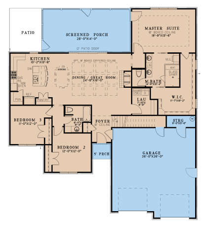 House Plan House Plan #28682 Drawing 1