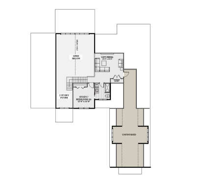 Second Floor for House Plan #6849-00137