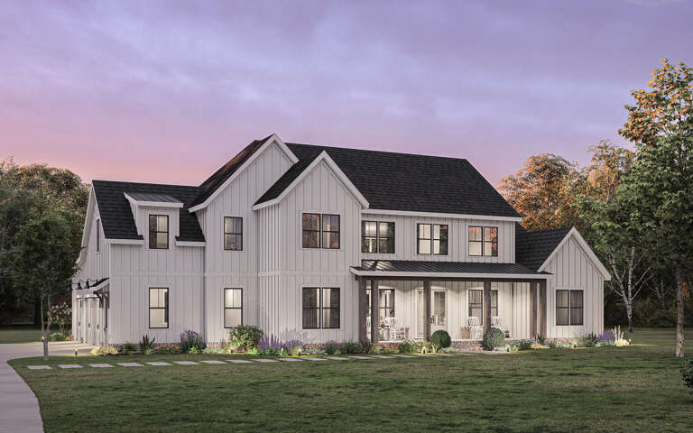 Modern Farmhouse House Plan #009-00335 Elevation Photo