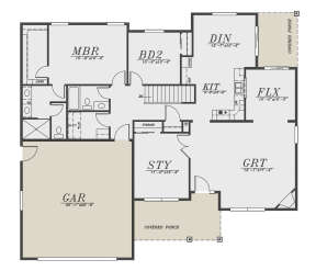 Main Floor  for House Plan #5244-00019