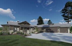 Craftsman House Plan #425-00048 Elevation Photo