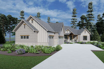 Craftsman House Plan #425-00049 Elevation Photo