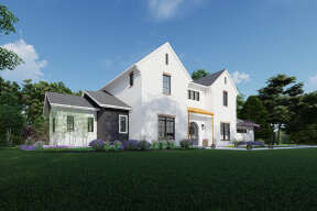 Modern Transitional House Plan #425-00050 Elevation Photo