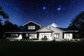 Modern Transitional House Plan #425-00050 Elevation Photo