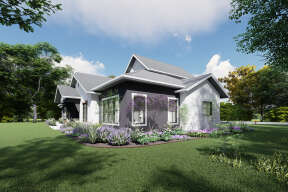 Modern Transitional House Plan #425-00050 Elevation Photo