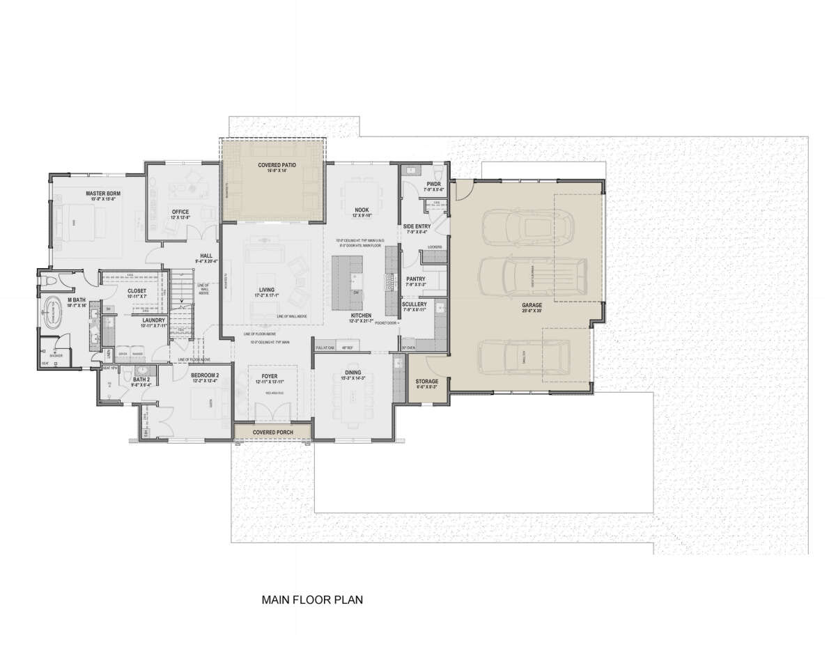 Main Floor  for House Plan #425-00050