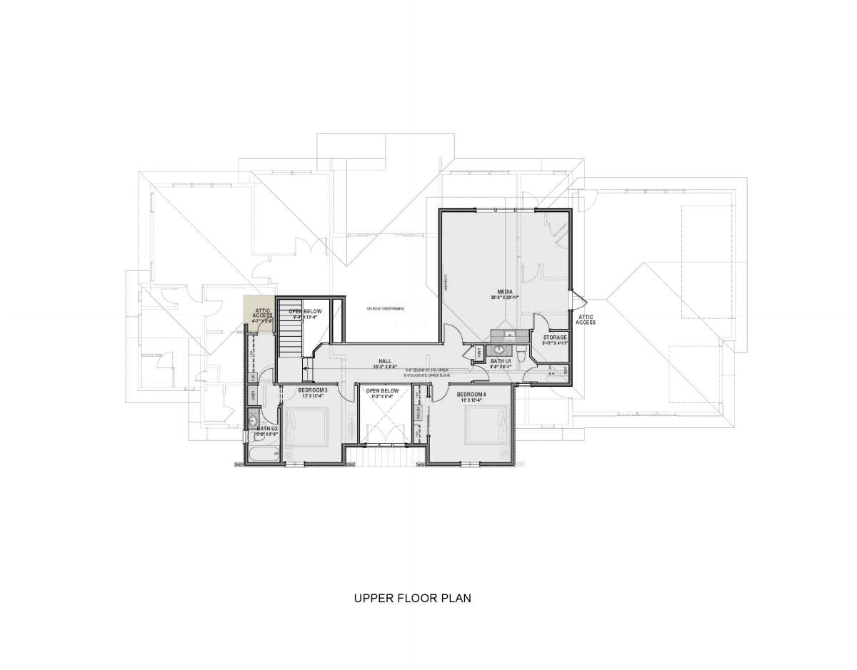 Second Floor for House Plan #425-00050