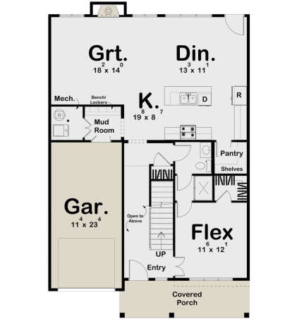 Main Floor  for House Plan #963-00744