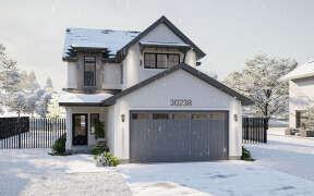 Modern Farmhouse House Plan #963-00745 Elevation Photo