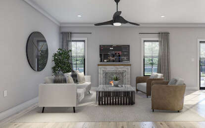 Modern Farmhouse House Plan #963-00745 Additional Photo