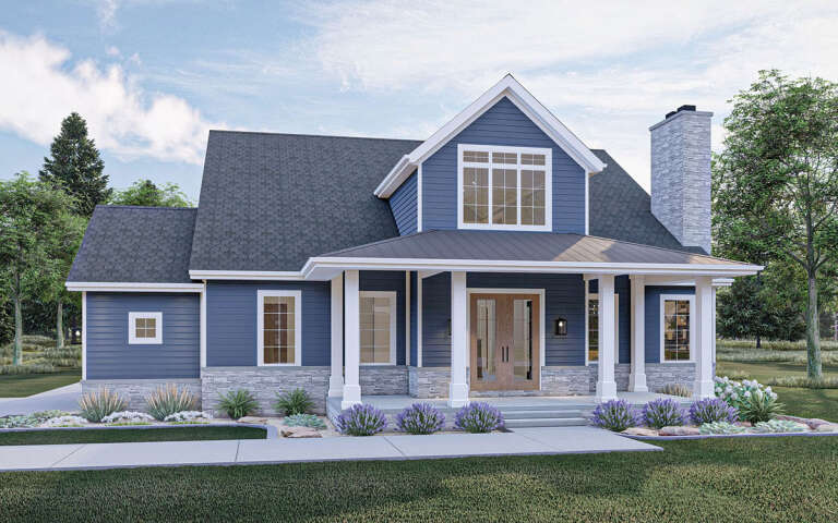 House Plan House Plan #28694 Angled Front Elevation