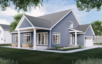 Craftsman House Plan #963-00746 Elevation Photo