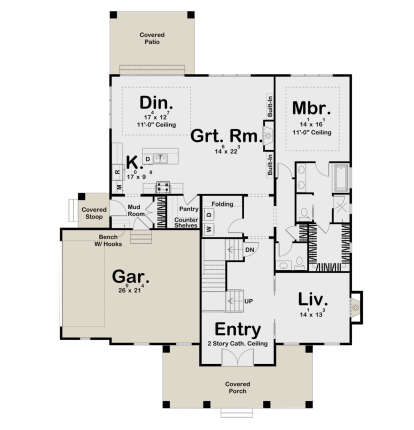 Main Floor  for House Plan #963-00746