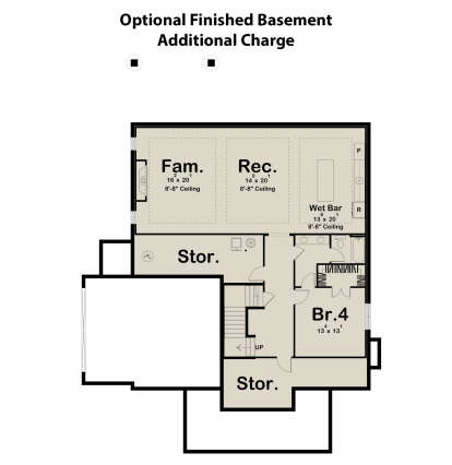Basement for House Plan #963-00746
