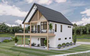 Cottage House Plan #963-00747 Elevation Photo
